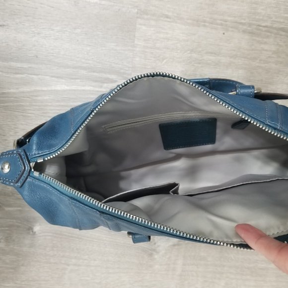 Coach Teal Shoulder Bag - Picture 7 of 7